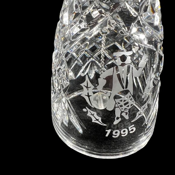 Vtg Waterford Crystal Bell 1995 12 Days Christmas Twelve Drummers Drumming BOX - Picture 5 of 11
